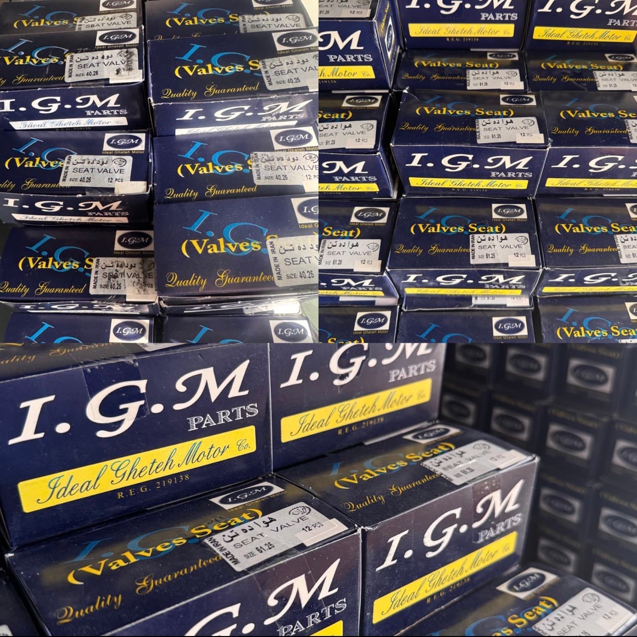 سیت سوپاپ بنز ده تن 74 قدیم آی جی ام IGM..